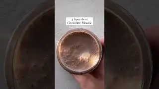 EASY 4 INGREDIENT CHOCOLATE MOUSSE. Hormone-friendly eats. 