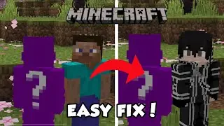 Minecraft Custom Skin not Showing! (EASY FIX) | Tutorial