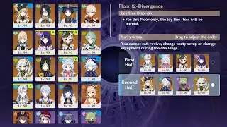 Spiral Abyss Floor 12 (Aug 2024) [9 Stars] | Genshin Impact