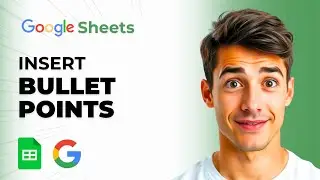 How To Insert Bullet Points In Google Sheets (Shortcut + Formula) (Easiest Way) (2025 Guide)