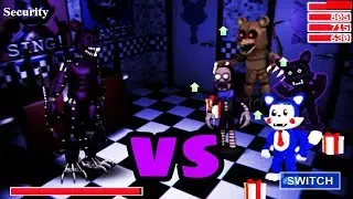 Shadow Monster Rat Boss In FNaF World I FNaC R (Mod)