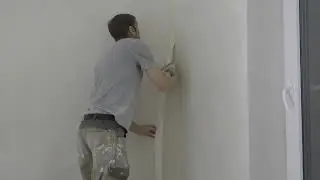 Клеим бумажную ленту на ПВА клей