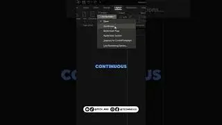 Word | Adding Line numbers