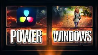 Power Windows and Tracking Power Windows in Davinci Resolve