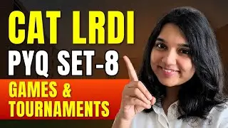 Games and Tournament| CAT LRDI Set| LRDI Complete Solutions