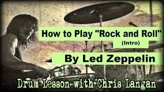 How to Play Rock and Roll (Intro) by Led Zeppelin | Drum Lesson