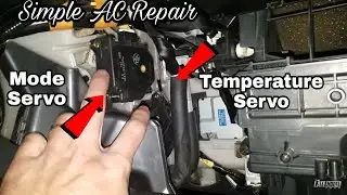 AC Temperature and Mode Servo / Motor Replacement Lexus IS300