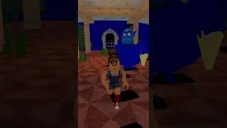 Roblox genius Barry's Prison Run Chase and Jumpscare 🤣💀 #shorts Roblox Obby Christmas