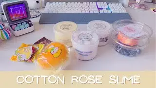 Cotton Rose Slime Unboxing