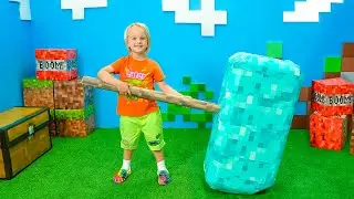 Thử thách trò chơi điện tử 100 lớp của Chris và mẹ