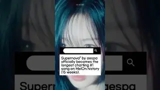 Supernova by aespa New record #shorts #kpop