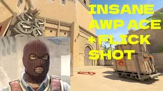 CS2 INSANE FLICK SHOT + INSANE AWP ACE