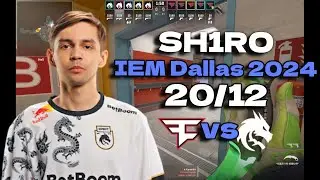 Spirit SH1RO (20/12) vs FaZe (Nuke) @ IEM Dallas 2024 