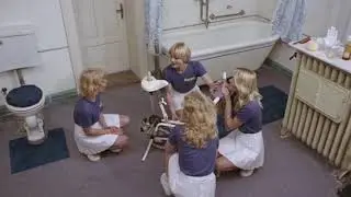 the special exercise bicycle - High Test Girls 1980 - erotic movie scene