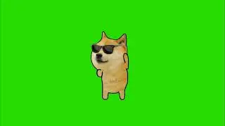 Funny Doge Dancing Meme Template || Green Screen || Motherboard Bois