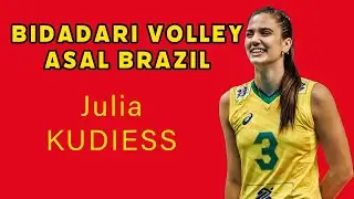 Bidadari Volley Brazil Julia Kudiess Cantik Berbakat
