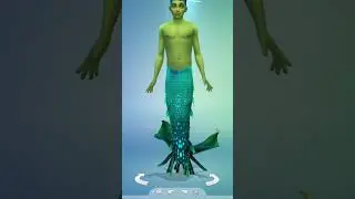 Luca as a Sea Monster in the Sims 4 