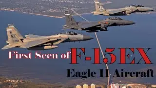 First Seen of F-15EX Eagle II Aircraft Flies in The Sky Pure Sound
