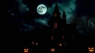 Sleep with Rain in a Spooky Halloween Castle | Haunted Ambiance | 10 Hours | No Ads
