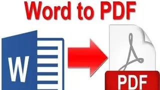 How to convert WORD document to PDF.