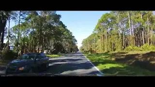 Driving through Lanark Village, Florida
