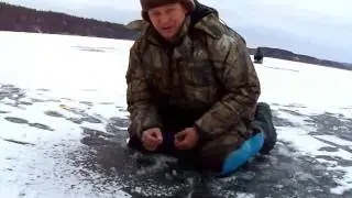 Старый Салтов первая зимняя рыбалка  2016/2017