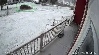 Crash caught on security cameras.