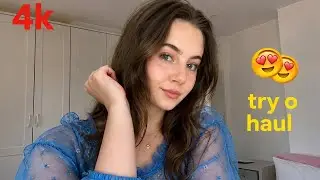 4K Micro Mini String Bikini Tiny Bikini Try-on Haul See-everything Sheer Transparent on 