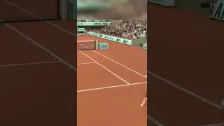 Pete Sampras' diving effort goes in vain against Wawrinka at Roland-Garros #TopSpin4 #TopSpin2K25