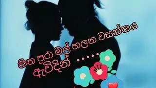 හිත පුරා මල් හලන වසන්තය ඇවිදින්  ( mature love ❤  ) අවසාන කොටස  @ JANU  9522 💜💜