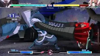UNDER NIGHT IN-BIRTH Exe:Late - Waldstein, 20 hit combo achievement