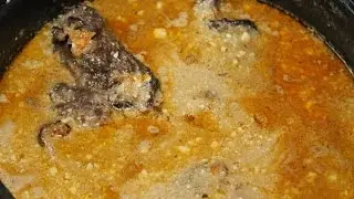 Охотничья кухня! Заяц Тушеный в сметане.