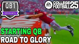 COLLEGE FOOTBALL 25 ( ROAD TO GLORY ) SOPHOMORE YEAR | STARTER NOW QB1 | GAMEPLAY