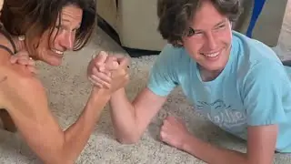 MOM vs SON - Arm Wrestling 💪