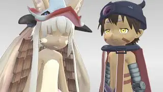 reg and nanachi put on a 