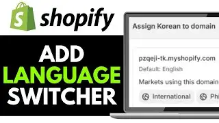How to Add Language Switcher in Shopify 2025 (EASY GUIDE)