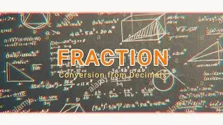 Non -terminating recurring decimal to fraction #realnumbers #decimals #maths