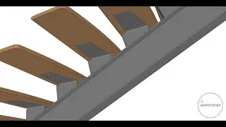 FULL LESSON - SKETCHUP - CUSTOMISED CENTRAL BEAM STAIRCASE.