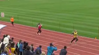 3 забег 4х100 девушки. Первенство города по эстафетному бегу 19.09.18