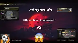 H2M title, emblem and camo showcase cdogbruv pack V2
