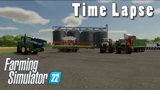Farming crops | Big farm | Farming Simulator 22 Time Lapse