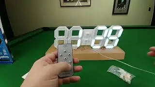 Deeyaple Led Digital Wall Clock 3D Alarm Review, Nice clock with one little issue