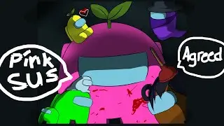 Playing Among Us But Pink Is Always It