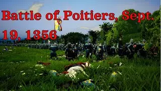 Battle of Poitiers, Sept. 19, 1356.The catastrophic defeat sustained by the French king John II
