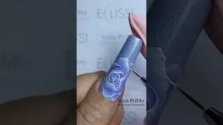 Экспресс Роза дизайн гелем Rose express gel painting design #nailart #дизайнногтей #nails #nail