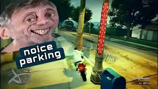 how not to park your bike like a pro ?👌 | GTA V 