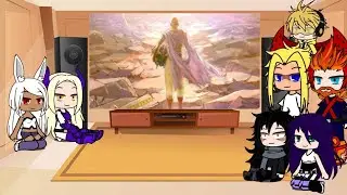 mha pro hero's COSMIC GAROU vs SAITAMA a later story react to gacha