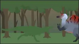 Zhuchengtyrannus VS Spinosaurus - Sticknodes Animation