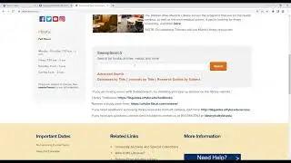 Finding Success with the Library