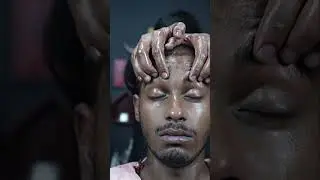 Relaxing ASMR Oil Head Massage 